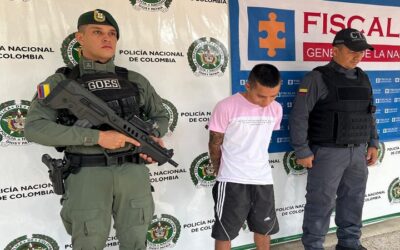 Capturado ‘Frijol’, delincuente con extenso historial criminal en Neiva