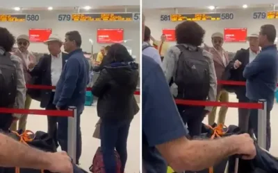 La ‘frenada’ de Uribe a joven en aeropuerto