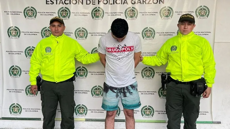 Cayó apartamentero vinculado al cartel de los más buscados en Garzón, Huila