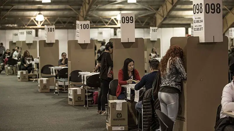 39 millones de colombianos están habilitados para votar