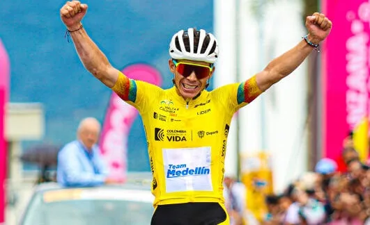 Miguel Ángel López logró un nuevo triunfo en la vuelta a Colombia