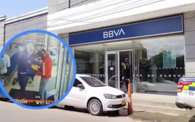 Video: Taquillazo en banco BBVA en Neiva