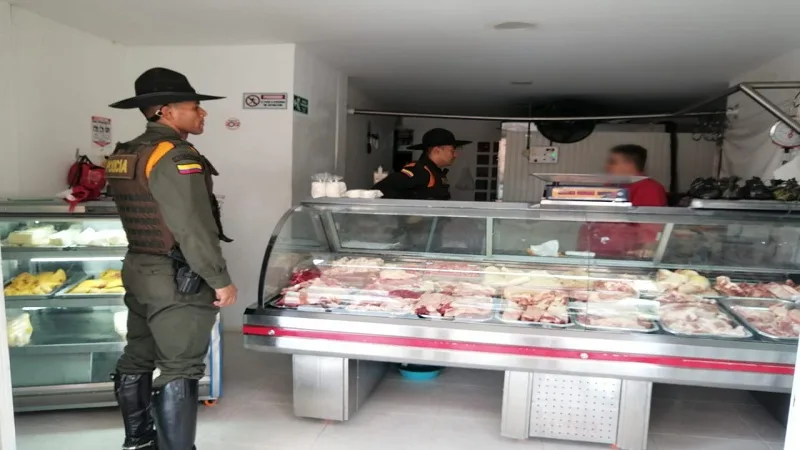 Incautan 140 kilos de carne en Timaná, Huila