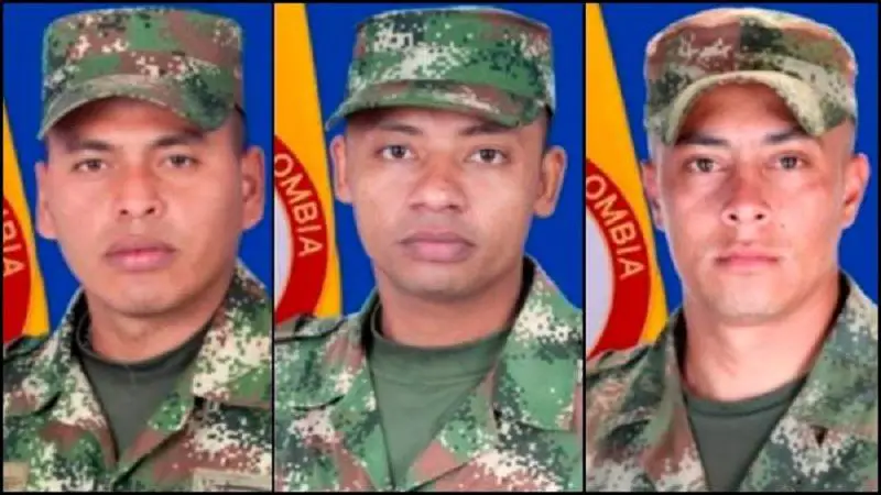 Tres militares mueren en Antioquia en un atentado