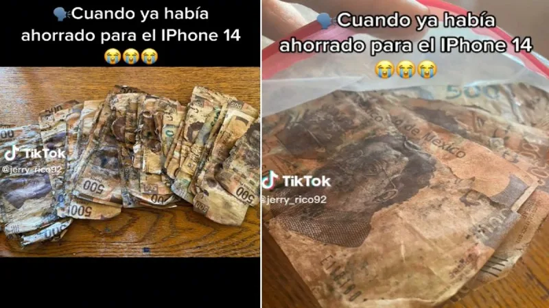 Enteró sus ahorros para que no se le perdieran, pero se pudrieron