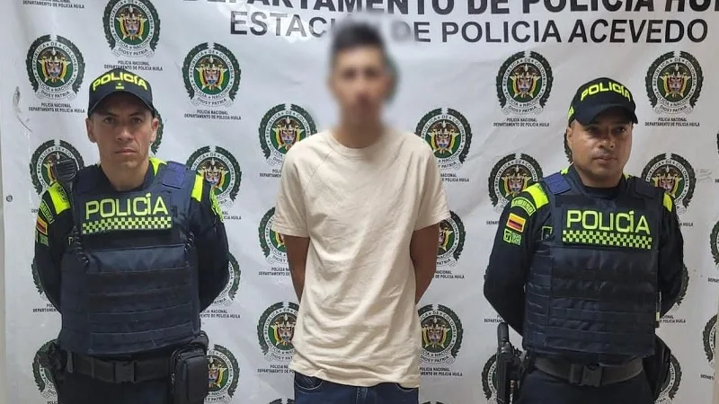 Capturado en Acevedo, Huila, por el delito de violencia intrafamiliar agravada