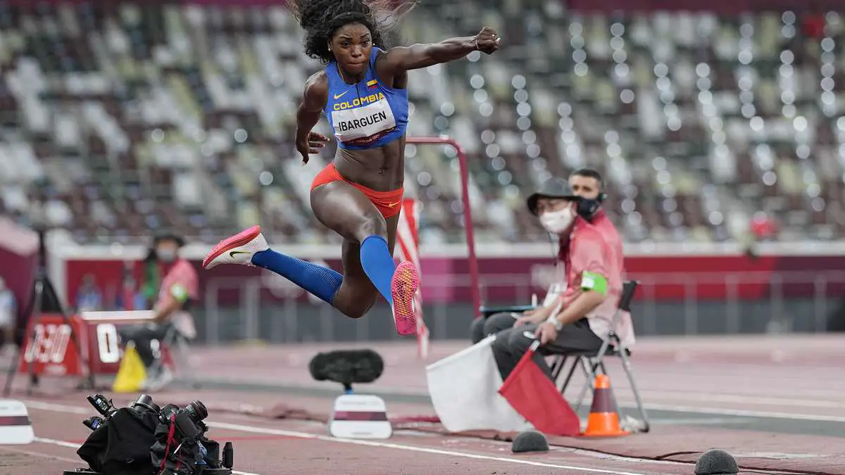 Caterine Ibargüen,  triple salto de despedida en los Olímpicos de Tokio