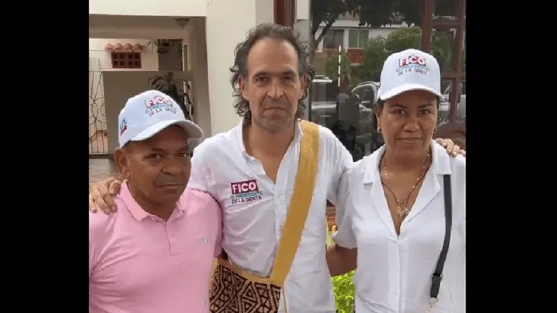 Padres de ‘Lucho’ Díaz mostraron su apoyo a Federico Gutiérrez