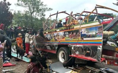 Lista de heridos que dejó accidente de bus escalera en el sur del Huila