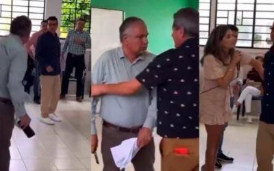Dos concejales de Bucaramanga casi se van a golpes en colegio