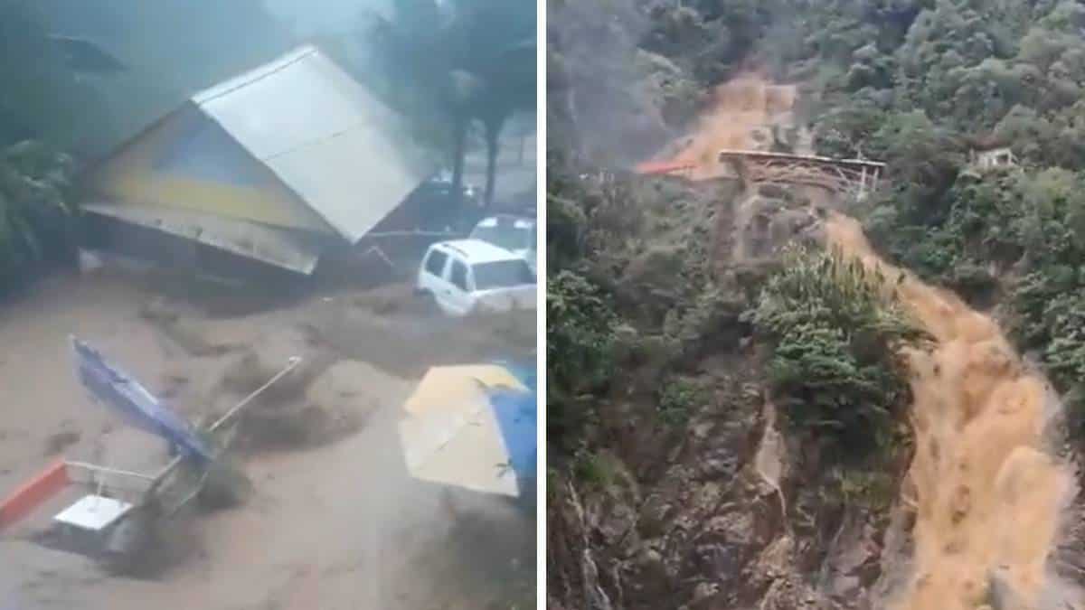 Video: Desbordamiento de un río en Suárez,Cauca