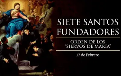 Todos los febreros se recuerda a los 7 Santos Fundadores de los Siervos de María