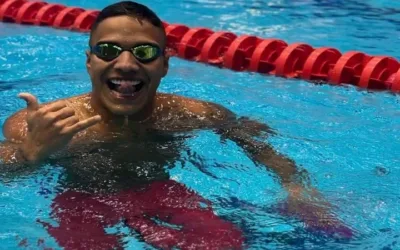 Daniel Serrano impuso récord mundial en los 100 metros mariposa