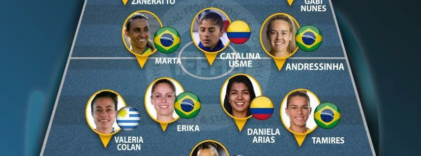 Las colombianas en el equipo ideal de Sudamérica