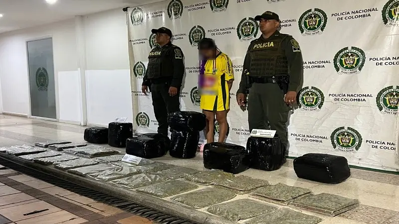 Detenida una mujer con marihuana en el sur de Neiva