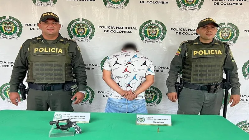 Con un revólver calibre 38 fue detenido un hombre en El Caguán,  Neiva