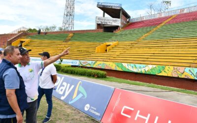 Estadio Guillermo Plazas Alcid recibió la visita del Ministero de Deporte