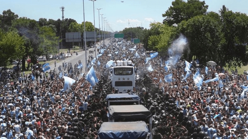 Bienvenida a Argentina se empañó por graves disturbios