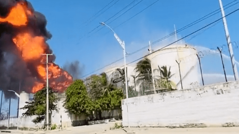 Fue controlado incendio en Barranquilla