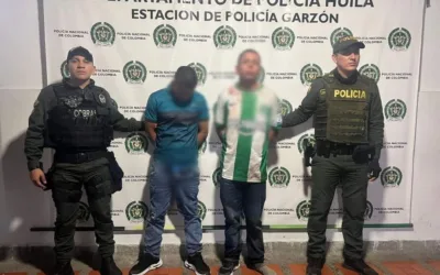 Dos hombres aprehendidos por hurto en Garzón
