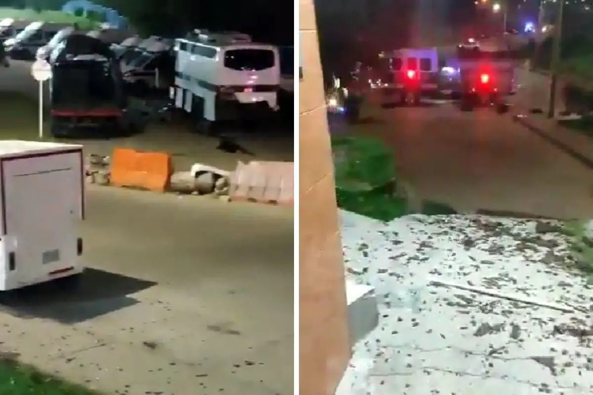 Un policía y un menor resultaron heridos, tras explosión en estación de Policía en Ciudad Bolívar