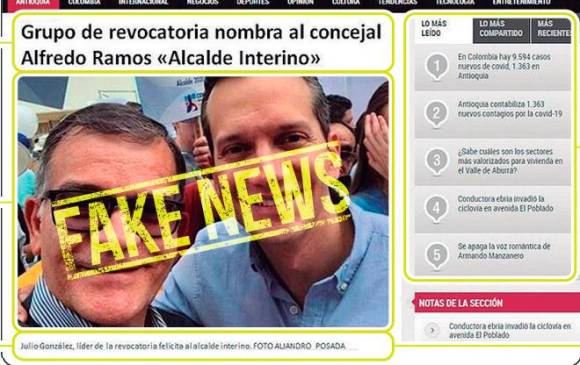 Colombiacheck denuncia aparición masiva de falsos medios que difunden ´Fakenews´ sobre las elecciones