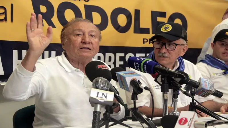 Rodolfo Hernández llegó a Neiva con su discurso político