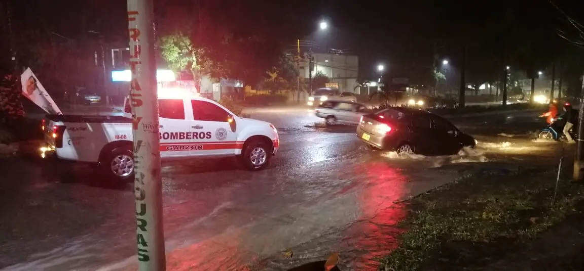 Fuertes lluvias dejaron afectaciones en 5 municipios del Huila