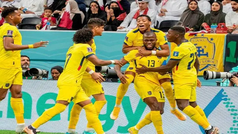 Ecuador celebró su histórico triunfo en el Mundial
