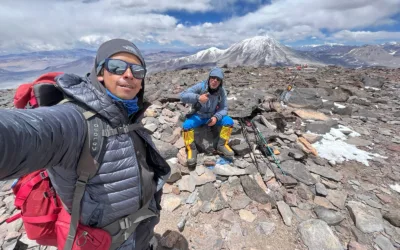 Un garzoneño coronó la cumbre del volcán ‘Ojos del Salado’ en Chile
