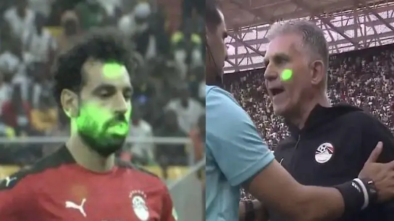Queiroz y Salah víctimas los láseres contra Senegal