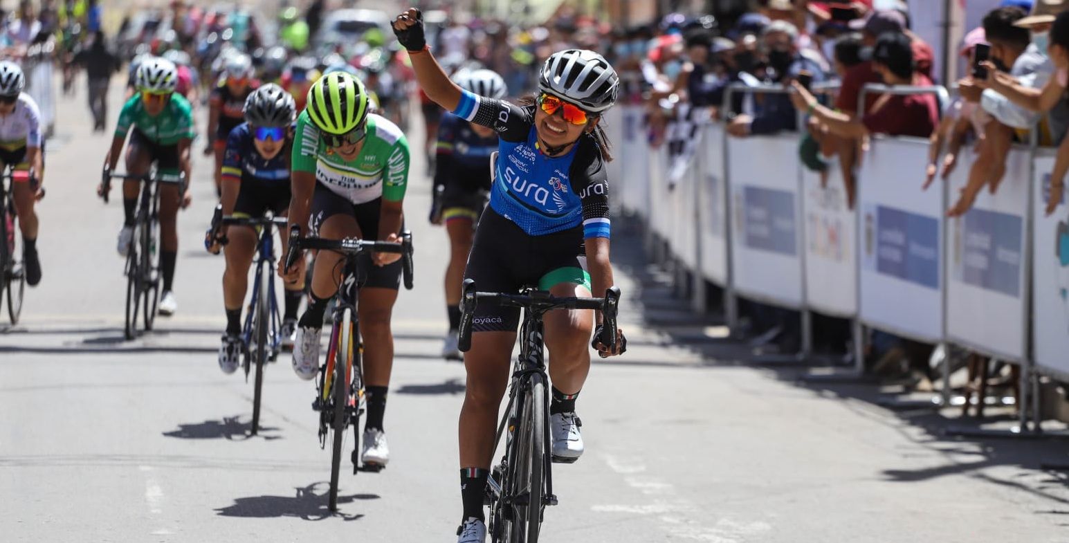 La huilense Laura Daniela Rojas ganó la segunda etapa de la Vuelta Nacional del Futuro