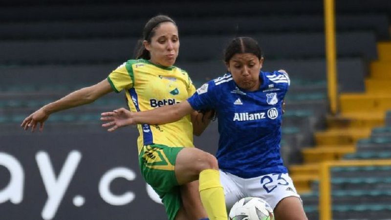 Atlético Huila venció a Millonarios en El Campín, en la Liga Femenina