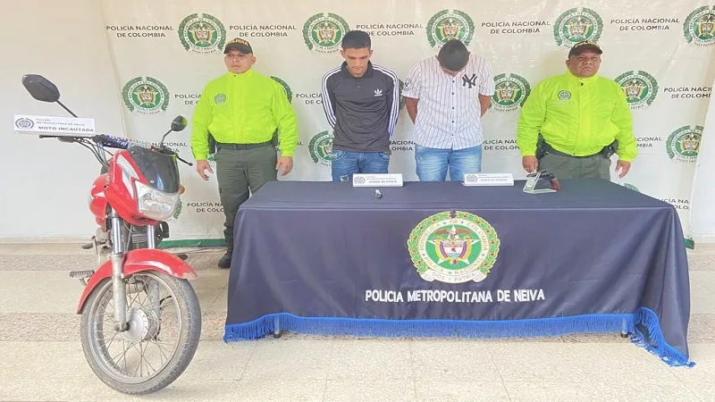 Capturados dos presuntos actores criminales dedicados al hurto en todas sus modalidades