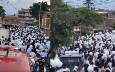 Sepelio de Sofía Delgado genera conmoción y altercados en Villagorgona