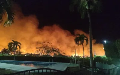 Incendio en el oriente de Neiva no llegó hasta el humedal el Curíbano