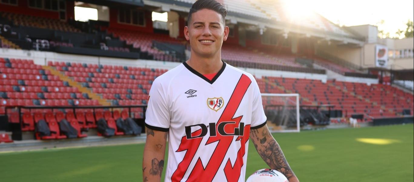 James Rodríguez se une al Rayo Vallecano, conozca sobre su debut