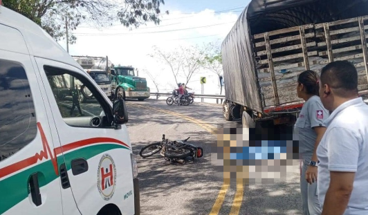 Accidente de tránsito cobró la vida de un menor en Garzón, Huila