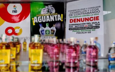 Decomisan licor de contrabando en Huila previo a la temporada de fiestas