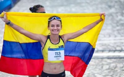 Lorena Arenas, logró récord nacional y diploma olímpico en la marcha 20 km