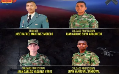  Cuatro militares murieron en enfrentamiento con disidencias en Nariño