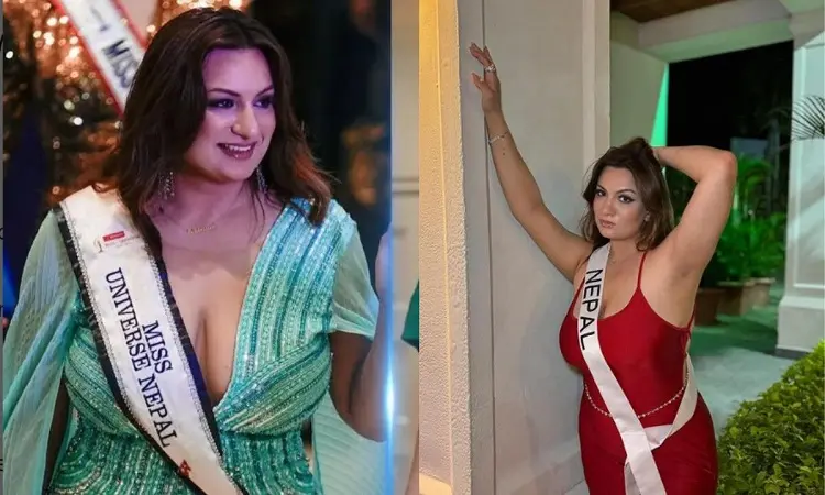 Miss Nepal se lleva las miradas de cara al concurso Miss Universo 2023