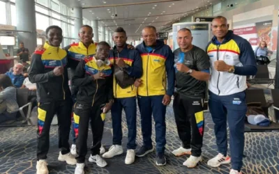 Boxeadores colombianos en el Mundial de Uzbekistán