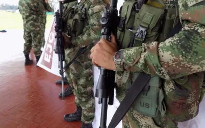 Vestimenta militar que era utilizada por el clan del Golfo fue incautada en Cauca