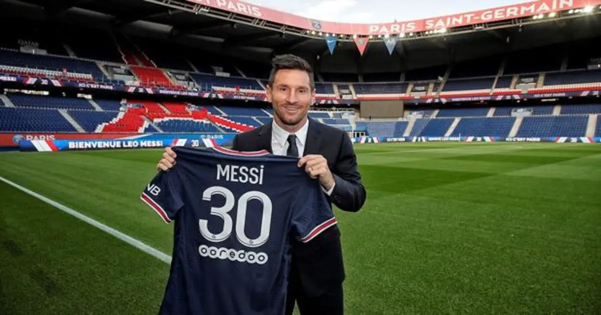 PSG presentó a Lionel Messi