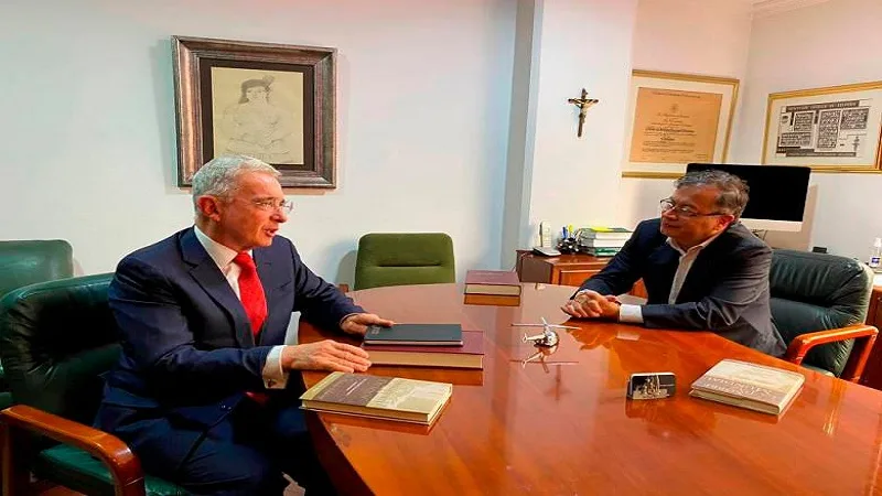 Petro y Uribe se reunieron nuevamente ¿De qué hablaron?