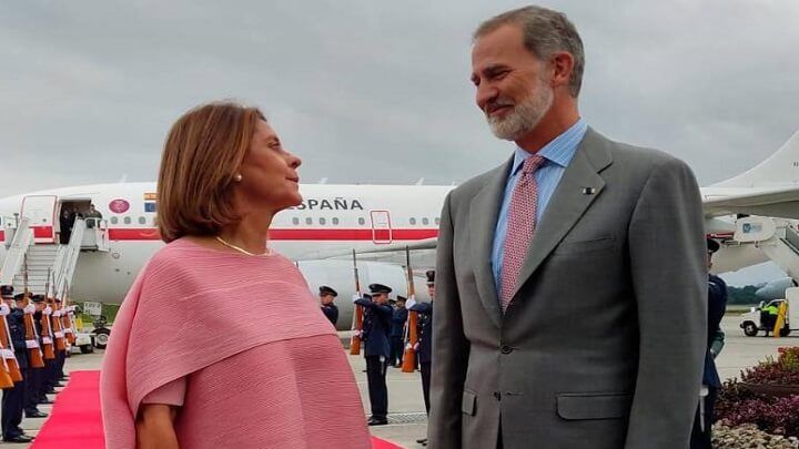 El Rey de España ya está en Bogotá para asistir a la posesión de Petro