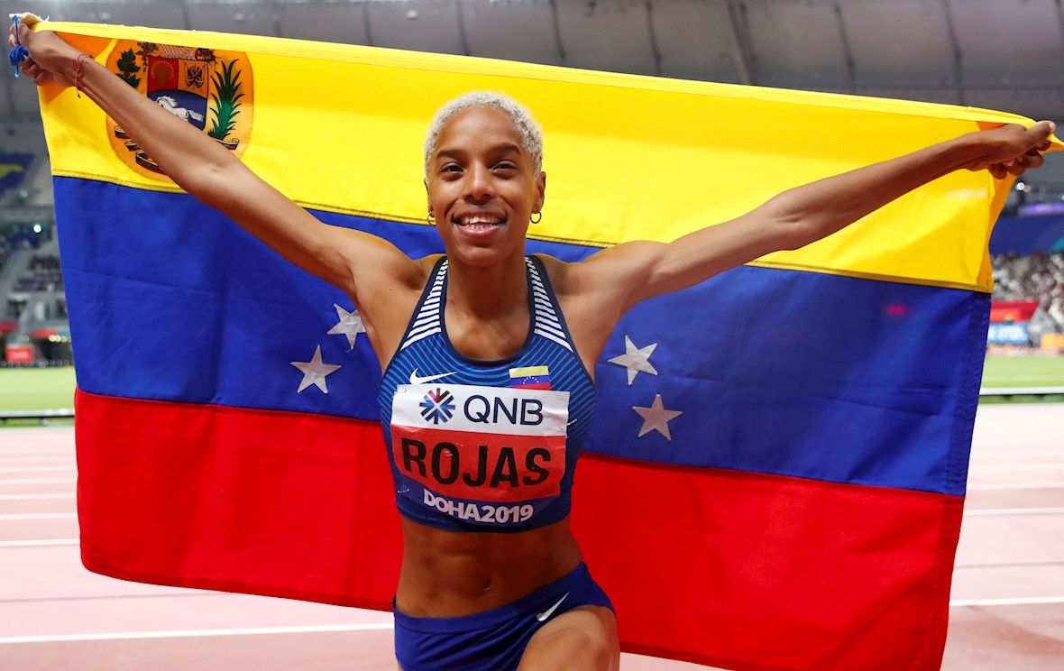 Oro para Yulimar Rojas la doble campeona mundial de triple salto