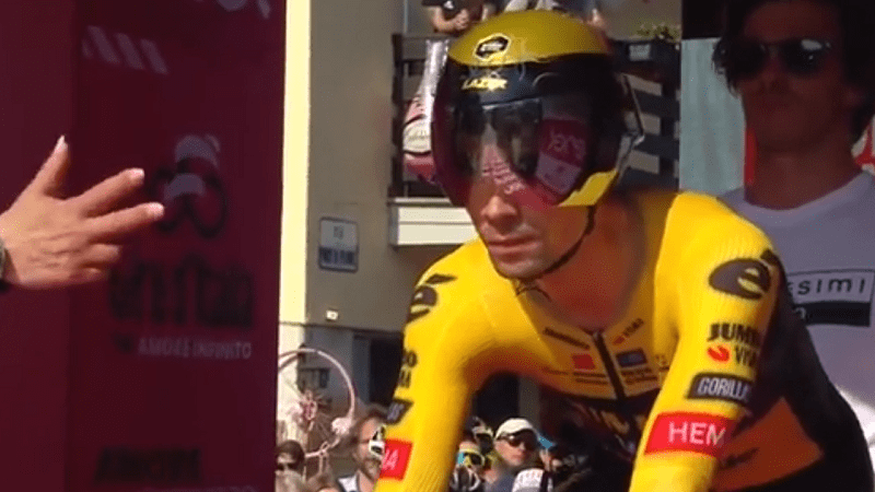 Primoz Roglic, virtual ganador del Giro de Italia